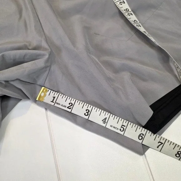 BYLT Men's Medium Swift 2-in-1 Workout Shorts Gray Black Compression Liner KPO12 - Picture 11 of 11